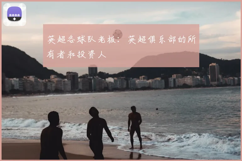 英超各球队老板：英超俱乐部的所有者和投资人